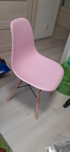 Пластиковый стул Eames PC-015 желтый фото покупателя 261