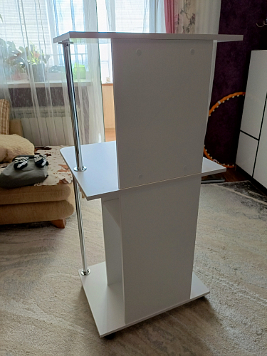 Компьютерный стол КСТ-12 белый фото покупателя 3