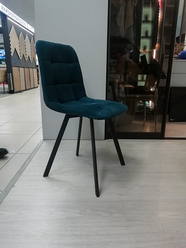 Стул на металлокаркасе Чилли бирюзовый / черный фото покупателя 1156