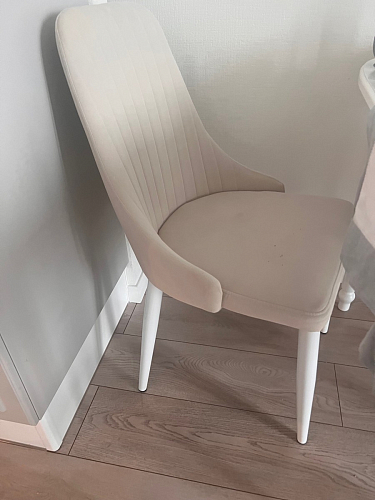 Стул на металлокаркасе Kora green / black фото покупателя 189