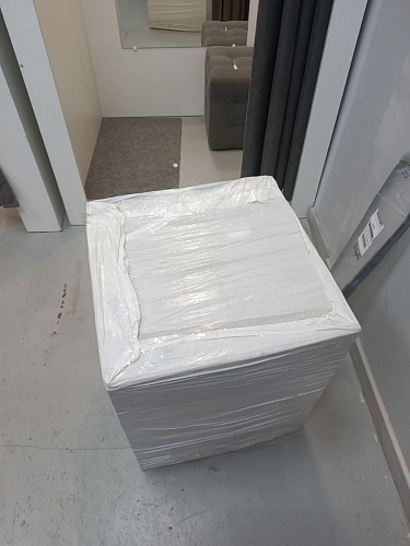 Стул на металлокаркасе Чилли синяя ткань / белый фото покупателя 477