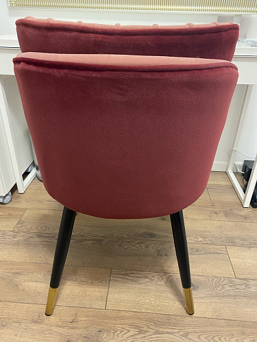 Стул на металлокаркасе Orly khaki / green фото покупателя 7