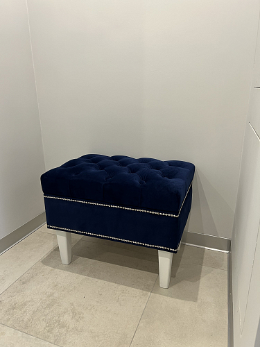 Банкетка Париж 1000 amo 19 / белый / серебро фото покупателя 3