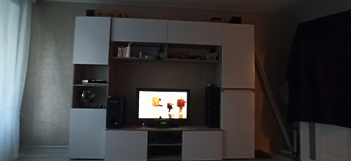 Модульная гостиная Алетра дуб крафт серый / глянец белый комплектация 2 фото покупателя 2