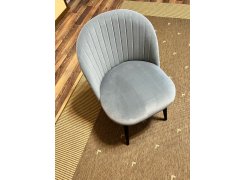 Стул на металлокаркасе Gabi 1 бежевый / черный с серебряными наконечниками фото покупателя 59