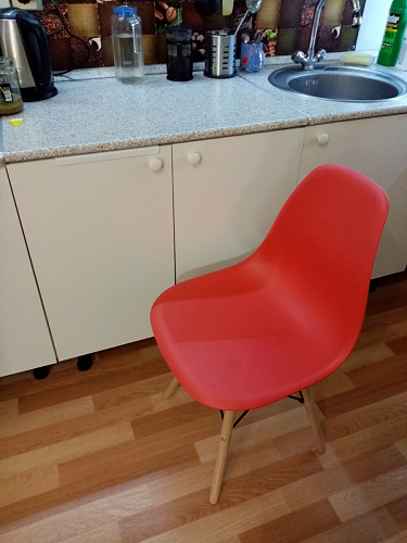 Стул Cindy Eames mod. 001 khaki / natural фото покупателя 136