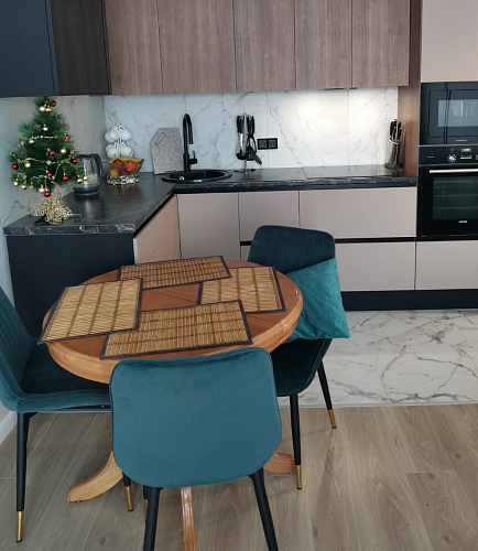 Стул на металлокаркасе Seda 1 latte / black / gold фото покупателя 21