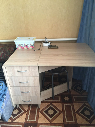 Стол-книжка Глория 606 М с ящиками дуб сонома фото покупателя 77