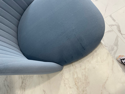 Стул на металлокаркасе Gabi 1 темно-серый / черный фото покупателя 91