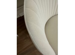 Стул на металлокаркасе Gabi 1 бежевый / черный с серебряными наконечниками фото покупателя 257