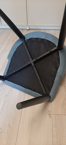 Стул на металлокаркасе Kora gray / black фото покупателя 390