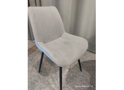 Стул на металлокаркасе Вейв П темно-серый / черный фото покупателя 356