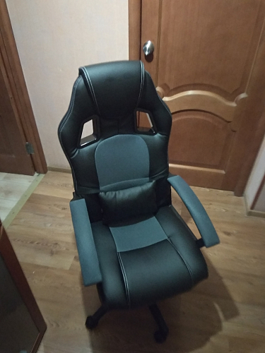 Кресло компьютерное Driver черный / синий фото покупателя 1