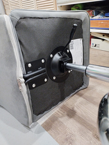 Компьютерное кресло One/Ван флок серый 29 фото покупателя 97