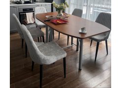 Стул на металлокаркасе Kora green / black фото покупателя 360