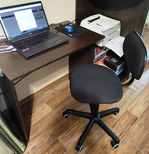 Стол письменный Kiwi белый - Уцененный экземпляр фото покупателя 117