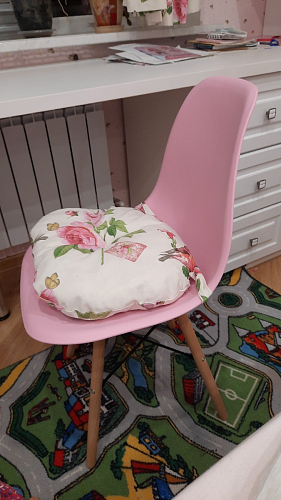 Пластиковый стул Eames PC-015 желтый фото покупателя 174