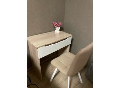 Стул на металлокаркасе Чилли горчичный / белый фото покупателя 188