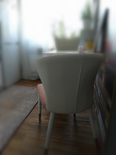 Стул на металлокаркасе Darcy white / pink фото покупателя 5