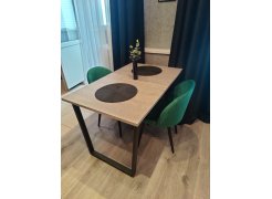 Стол Лота Лофт 120 25 мм сабия / черный матовый фото покупателя 138