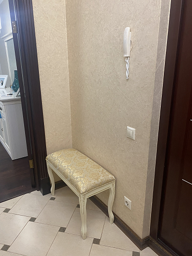 Банкетка Валентино орех / бежевый фото покупателя 1