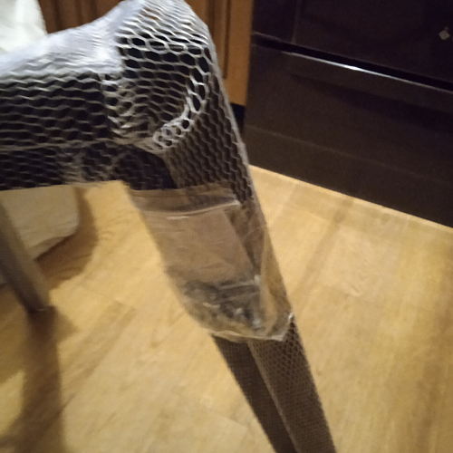 Стул на металлокаркасе Чилли синяя ткань / белый фото покупателя 1206