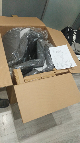 Стул на металлокаркасе Gabi 1 light blue / black / gold фото покупателя 903