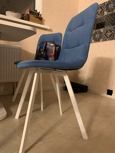 Стул Чилли 2 темно-серый  / черный фото покупателя 971