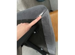 Стул на металлокаркасе Челси серый 02 / черный фото покупателя 87