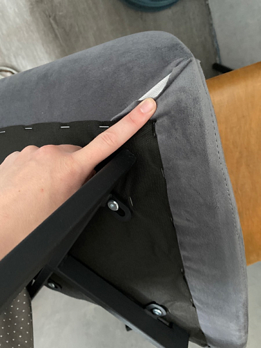 Стул на металлокаркасе Челси бирюзовый / черный фото покупателя 87