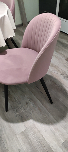 Стул на металлокаркасе Gabi latte / gold / black фото покупателя 51