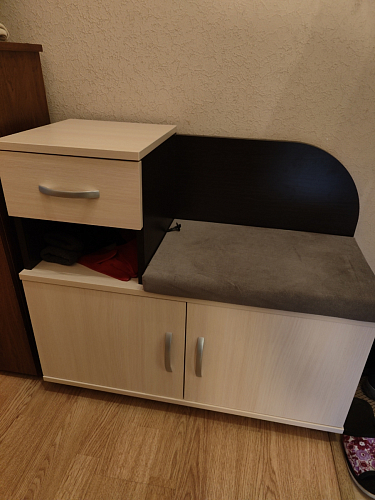 Обувница Аврора дуб млечный / венге фото покупателя 34