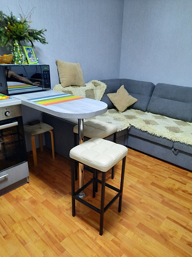 Барный стул Лофт катания минт / белый матовый фото покупателя 65