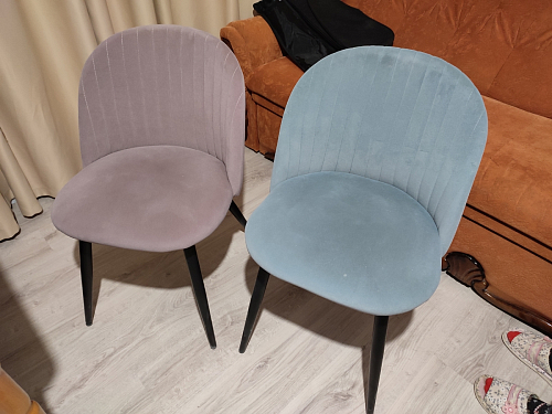 Стул на металлокаркасе Gabi gray / black фото покупателя 923