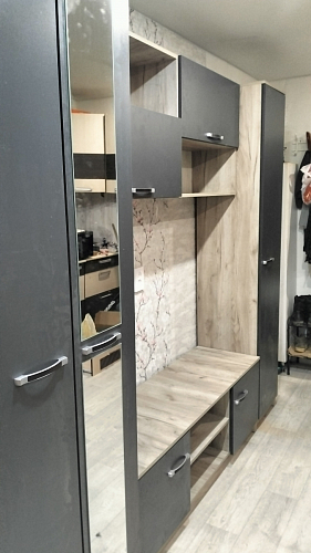 Готовая гостиная Бертелена дуб крафт серый / серый графит фото покупателя 49