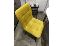 Стул на металлокаркасе Чилли горчичный / белый фото покупателя 269