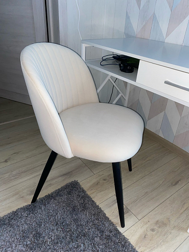 Стул на металлокаркасе Gabi green / black / silver фото покупателя 169