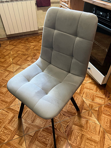 Стул на металлокаркасе Чилли бирюзовый / черный фото покупателя 931