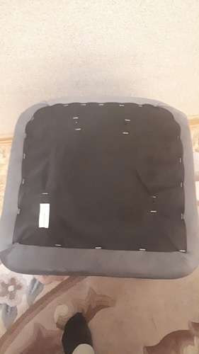 Стул на металлокаркасе Чилли синяя ткань / белый фото покупателя 801