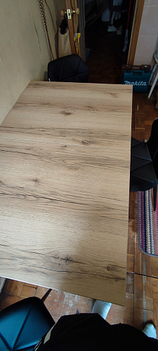 Деревянный стол Лота Лофт 120x75 дуб крафт табачный / черный матовый фото покупателя 821