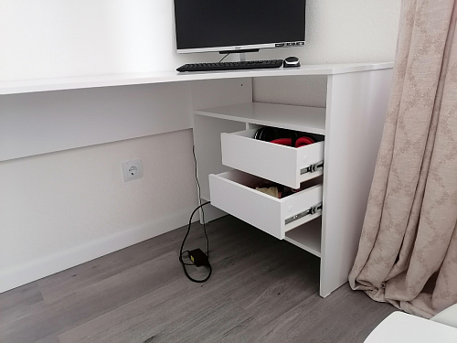 Письменный стол СПм-25 левый дуб сонома фото покупателя 16