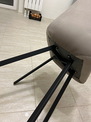 Стул на металлокаркасе Чилли зеленый / черный фото покупателя 1139