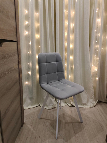 Стул на металлокаркасе Чилли зеленый / белый каркас фото покупателя 177