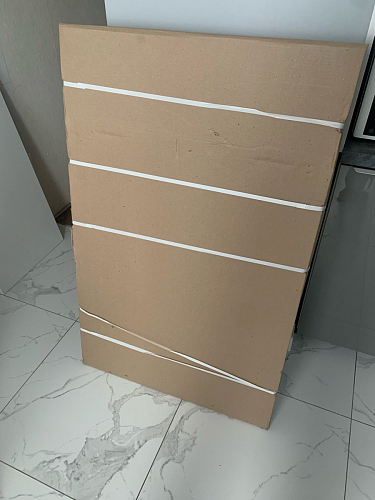 Стол Лота Лофт 120 32 мм бетон / черный матовый фото покупателя 600