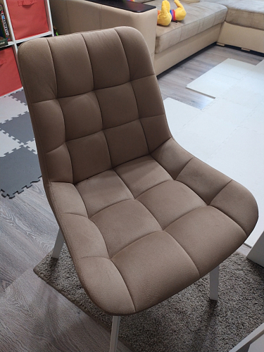 Стул на металлокаркасе Челси морская волна / черный фото покупателя 118