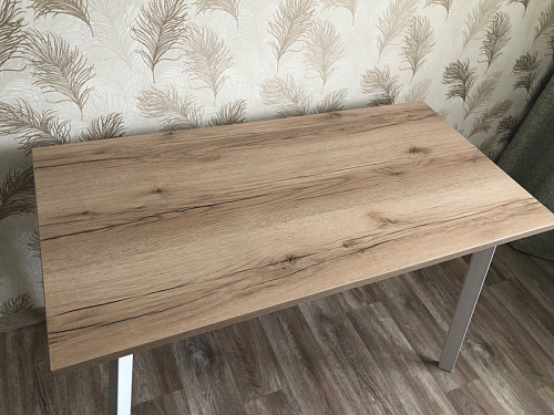 Стол Тринити Лофт 120 32 мм бетон / черный матовый фото покупателя 542