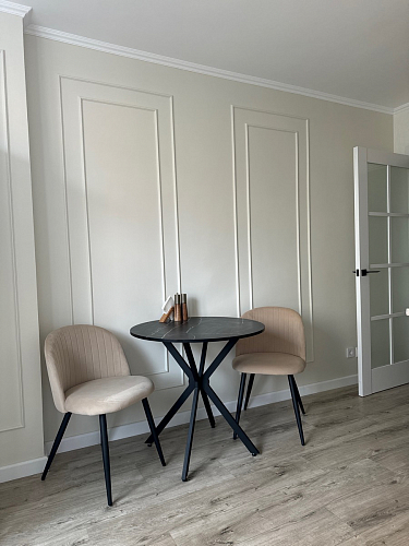 Стул на металлокаркасе Gabi gray / black фото покупателя 362