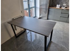 Стол Лота Лофт 140 25 мм черный матовый / бетон фото покупателя 306