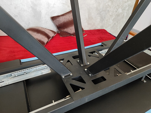 Керамический стол Вилли 140(200)х80 серый мрамор larka grey / черный фото покупателя 28