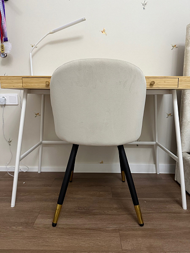 Стул на металлокаркасе Gabi gray / black фото покупателя 257